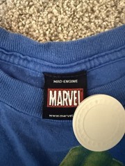 Marvel Official Mens/Kids Graphic T Shirt No Size Fits Like XS/XXS