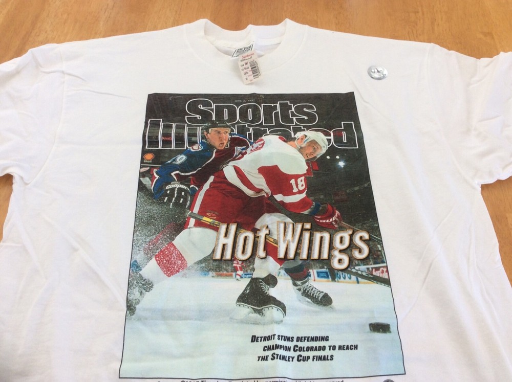 vtg Detroit Red Wings 1997 Sports Illustrated Stanley Cup Hot Wings