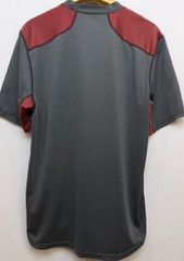 GRIND Gym T-Shirt Workout Fitness Dri Fit Size Medium Gray/ Burgundy