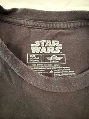 Men’s Star Wars Darth Vader Black Graphic Shirt, Size Large