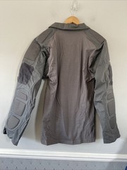 Defcon 5 Tactical Padded T-shirt Combat Shirt Padding Collared Zip Neck XL Grey