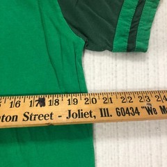 Lucky Brand Dublin Ireland Graphic Tee Mens Medium Green Raglan Shamrock Shirt