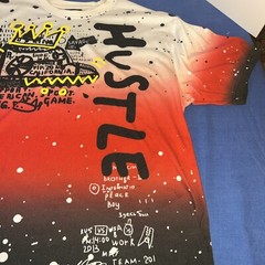 Studio 23 Concept T-Shirt 3XL All Over Graffiti Basquiat Art New York 80s