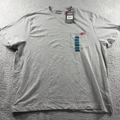 Coleman T Shirt Mens XXL Gray Pocket Tee Waffle Knit Light Weight NWT