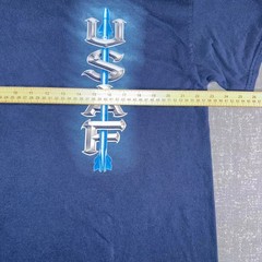 US Air Force USAF Graphic T-Shirt Mens XL Navy Blue MCMXLVII 1947 Eagle Eagle