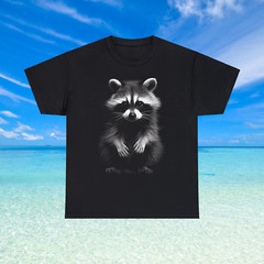 New Cute Raccoon Funny Animal T-Shirt for Gift Sizes S M L XL 2XL 3XL 4XL 5XL