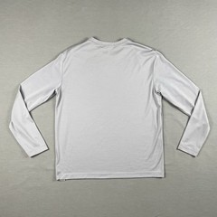 Merino Tech Base Layer Shirt Men’s M Gray Wool Blend Stretch Long Sleeve Hiking