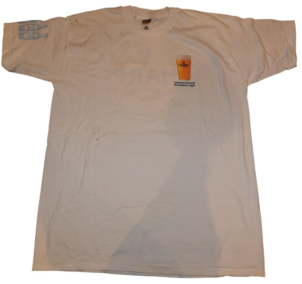 Vintage 90s Harp Common Ground Uncommon Lager Single Stitch T-Shirt XL