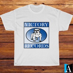 New Shirt Victory Records Artists Label Logo Black/White/Grey/Navy T-Shirt S-3XL