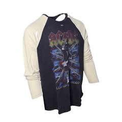 Lucky Brand AC/DC Blow Up Your Video Raglan Graphic T-Shirt Men’s Long Sleeve 2x