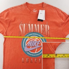 Nike Tee Max90 Summer League Basketball T-shirt Sunfade Wash Large Loose NWT