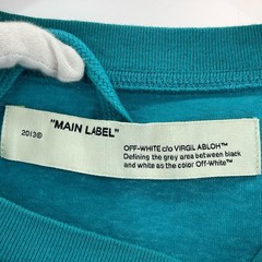 OFF-WHITE OMAA027R20185002 20Stainless Steel TAPE ARROWS S/S SLIMShort sleev…