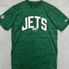 New York Jets Shirt Mens Medium Dri-Fit Green NFL On Field Apparel Nike Tee NEW