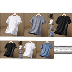 Lightweight Ice Silk T Shirt for Men Perfect for Sports and Outdoor Activities