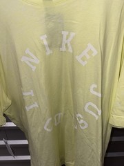 Nike Air Just Do It Acid Wash Tie Dye Yellow Men’s Shirt Size XXL 2XL NEW