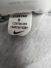 Nike CZ9724-063 Men’s Dri-FIT Swoosh Training Tee T-Shirt Grey Heather Size S