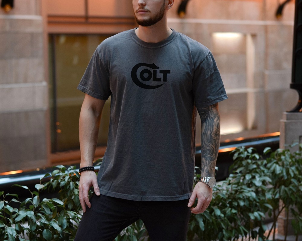 Colt T-Shirt 2nd Amendment Guns Firearms on Premium Comfort Colors Tee