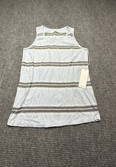 Saturdays New York City Tank Top Mens Small Sky Blue Stripe Nick S Lightweight