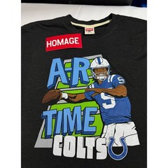 New Homage Indianapolis Colts Anthony Richardson Black T Shirt Mens Size XL