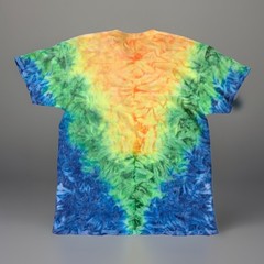 *New* 2XL – Sm Handmade Tie Dye, Spear Earth, Crew or V Neck, 30 Yrs Exp!