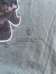 1997 Vintage Betty Boop Army Tough Chick Girls Rule Round Neck T-shirt One Size