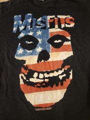 Vintage y2k 90s The Misfits Punk Rock Band T-shirt Size L