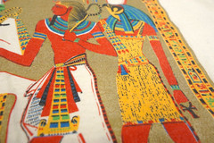 Vintage Egypt Shirt Mens XL 90s Art Tomb of the Kings Graphic Tee Mural Pharaoh