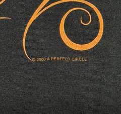 Vintage A Perfect Circle Mer De Noms 2000 Band T Shirt XL Black Fruit Of Loom