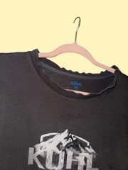 Kuhl XXL Shirt Men Gray Wildfibre Organic Cotton Mountain Logo Graphic Tee