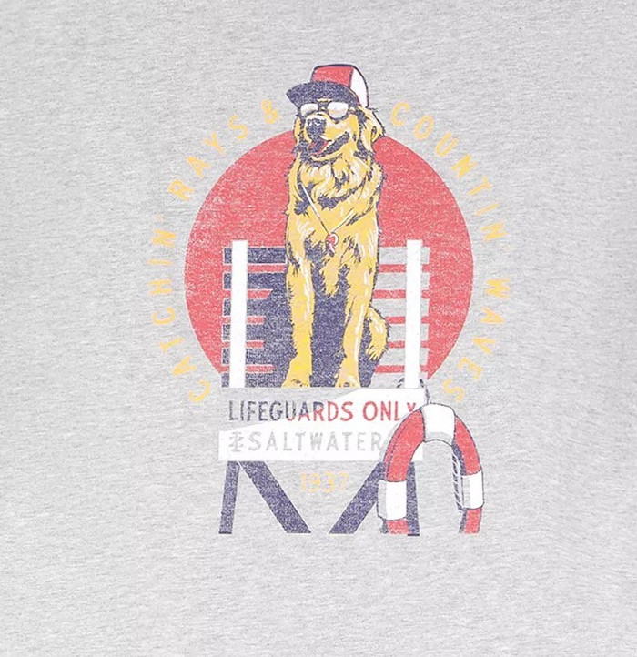 New Men’s 3XLT Big & Tall IZOD Saltwater Relaxed Catchin Rays Countin Waves Tee