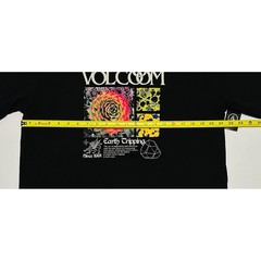 Volcom Mens Large Black Colorful Earth Tripping Succulent Graphic Shirt 2024 NWT