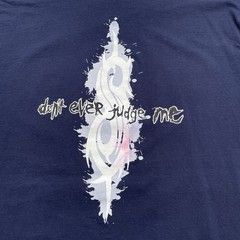 Vintage 1999 Slipknot Don’t Ever Judge Me Double Sided Men’s Sz 2XL Navy Tee Y2K