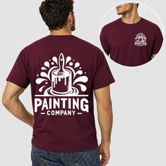 Men Personalised Work T Shirt Custom Trade Company Logo Painter Plumber Mechanic