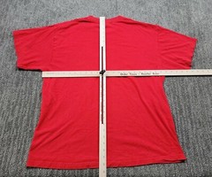 Delta Men Shirt XL Red Heavy Family Guy Funny Novelty Graphic Modern TV Cartoon