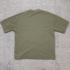 Hudson & Barrow Knitwear Men’s Medium Khaki Oversized Shirt Boxy Workout Cotton