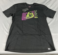Swag Golf Tee T-Shirt Franklin Lockup Graphic Print Medium Black 100% Cotton $98