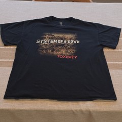 System of A Down Toxicity Men’s T-Shirt Size XL Short Sleeve Cotton Official
