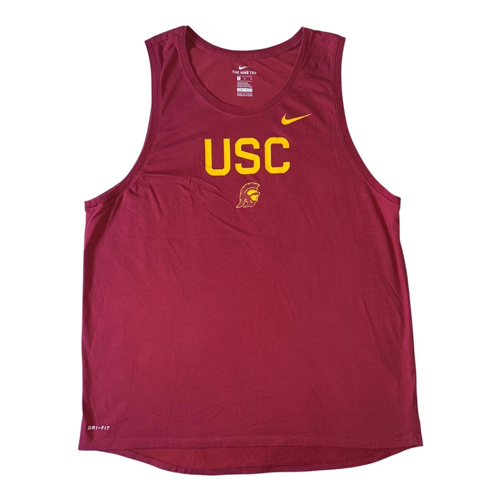 Nike Dri-fit NCAA USC Trojans Tank Top Team Color Men’s XL
