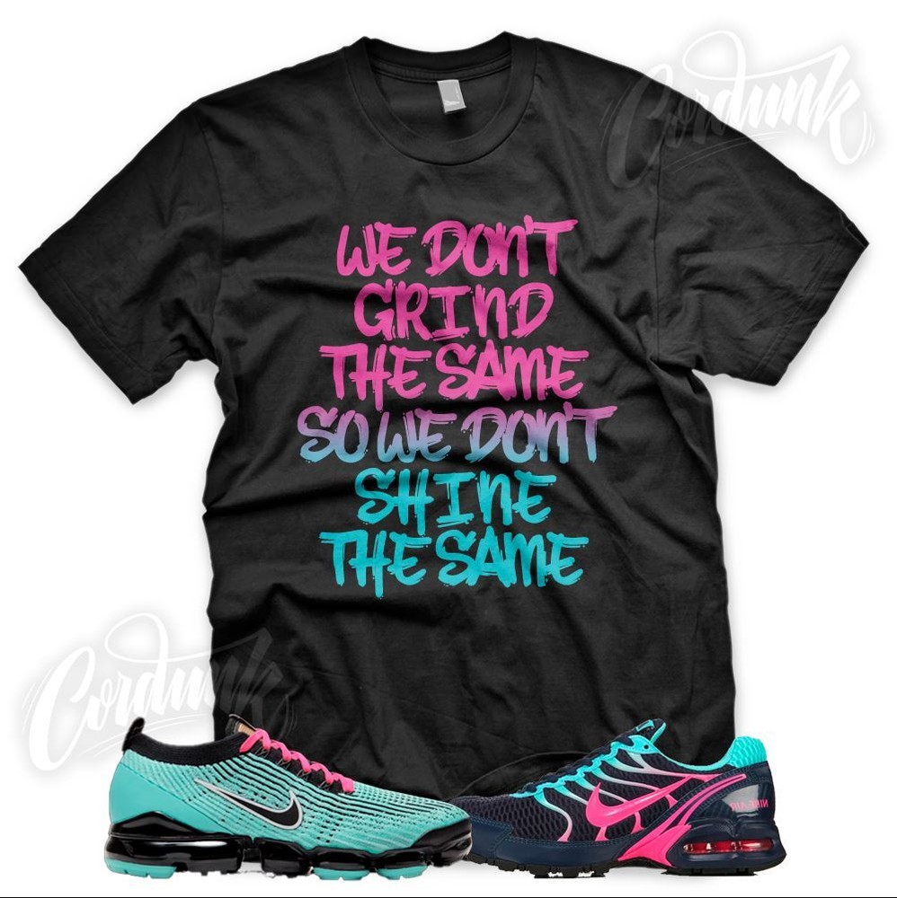 GRIND SHINE T Shirt for N Turquoise Pink South Beach Vapormax Flyknit 97 200