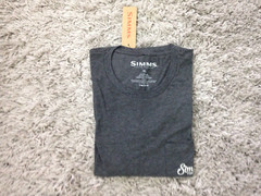 Simms Two-Tone Pocket T-Shirt – Short Sleeve XL Charcoal Heather