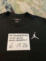 NWT Nike Air Jordan Jumpman EMB T-Shirt Black & White Men’s Size L FREE SHIP!!