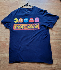 C-Life Group PAC-MAN Gaming Black T-shirt Adult Size Medium