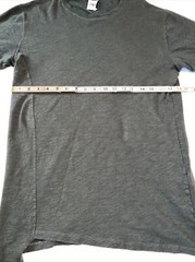 Zara Shirt Adult Medium Green Short Sleeve Casual Cotton Preppy Asymmetrical Men