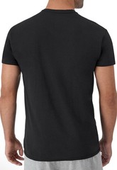 7 Pack Mens Stay-Tucked 100% Cotton Crew T-Shirts Best Undershirts XL Black NEW
