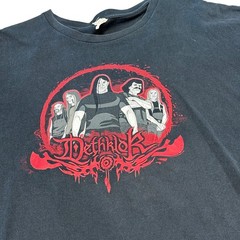 Vtg 2008 Dethklok Metalocalypse Tour Shirt XXL Adult Swim Cartoon Network Tee