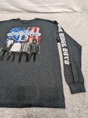 The Oak Ridge Boys Elvira Tour T-Shirt Gray Double-Sided Long Sleeve Mens XXL