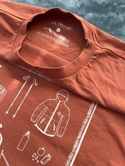 Coalatree Men’s Orange Weekend Plans Outdoor Adventure Cotton T-shirt Size L