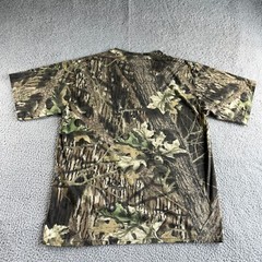 NEW Mossy Oak Camo T Shirt Mens Large Pullover Camouflage Forest Outdoor Hunt