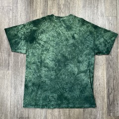 Vintage Frog T-Shirt Rainforest Nature Tie Dye Size Large Green Discovery
