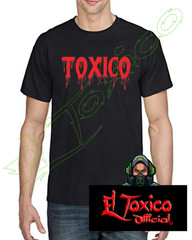 TÓXICO Bloody T-Shirt 100% Cotton | Red Dripping Graphic HTV Front Print